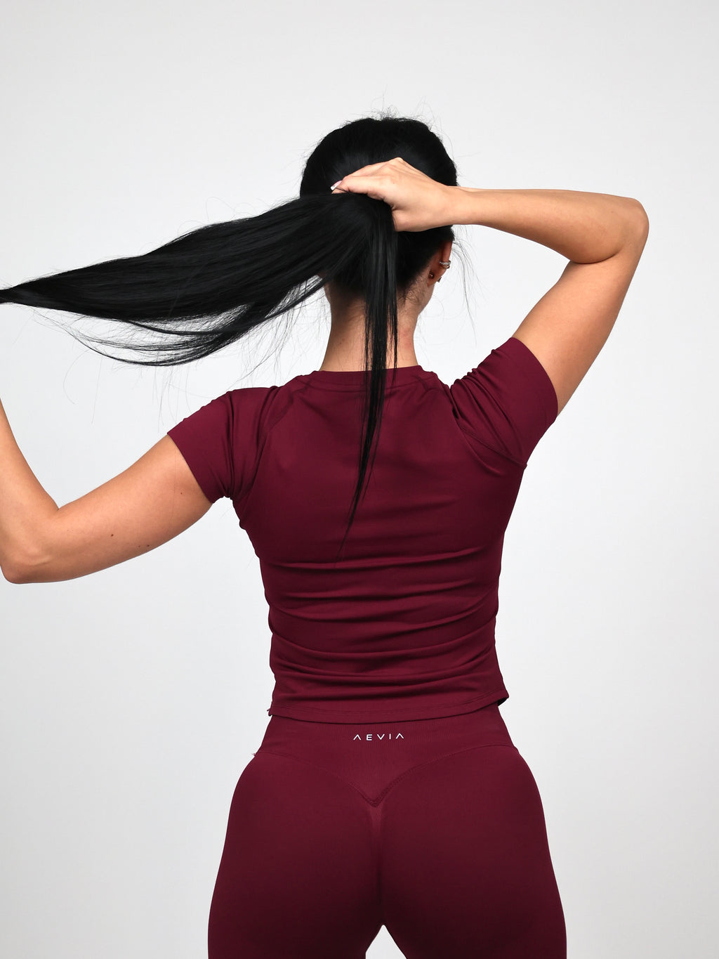 Shape T-Shirt - Burgundy