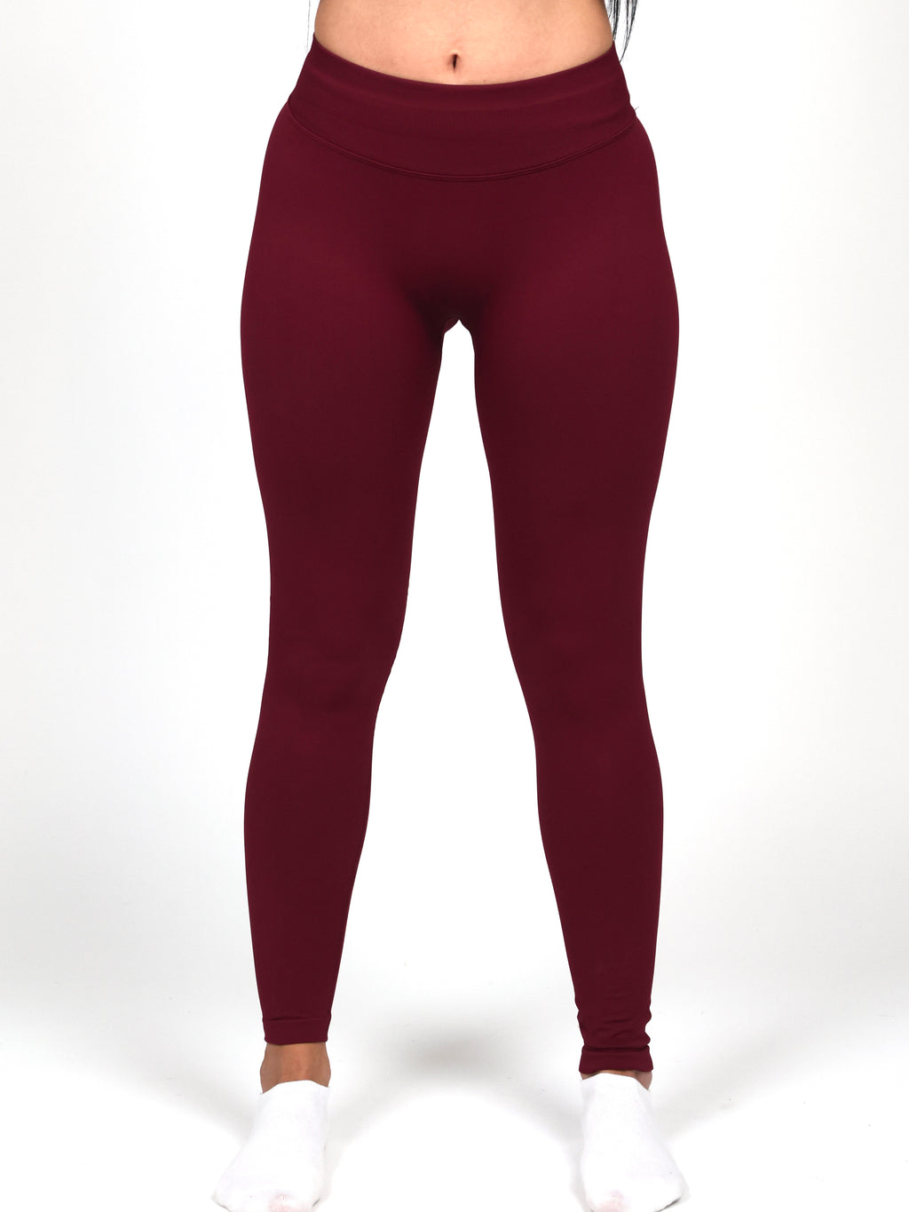 Shape Leggings  - Burgundy