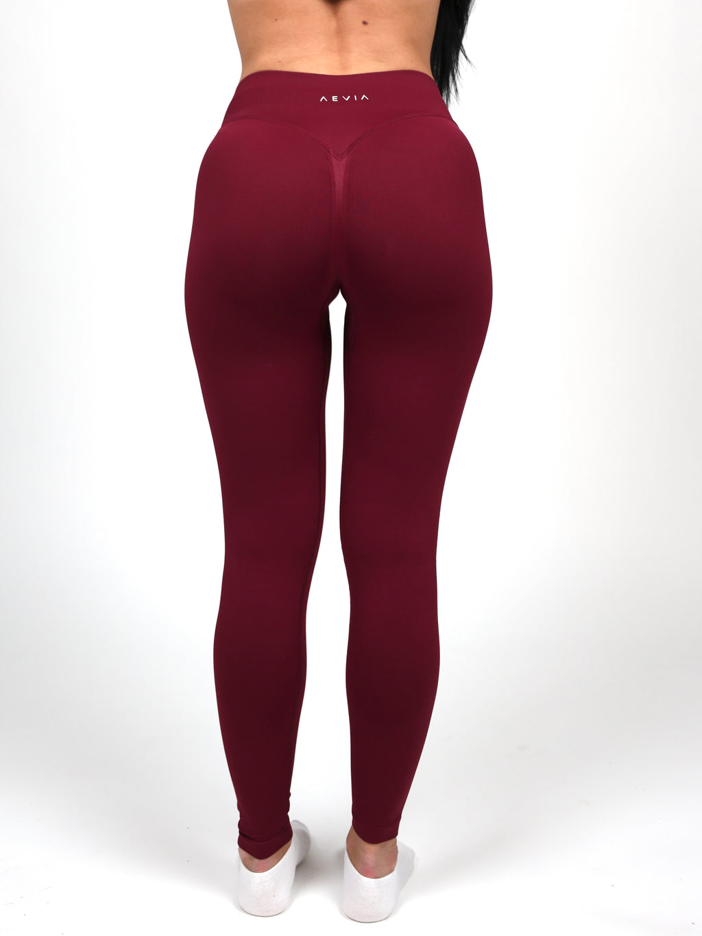 Shape Leggings  - Burgundy