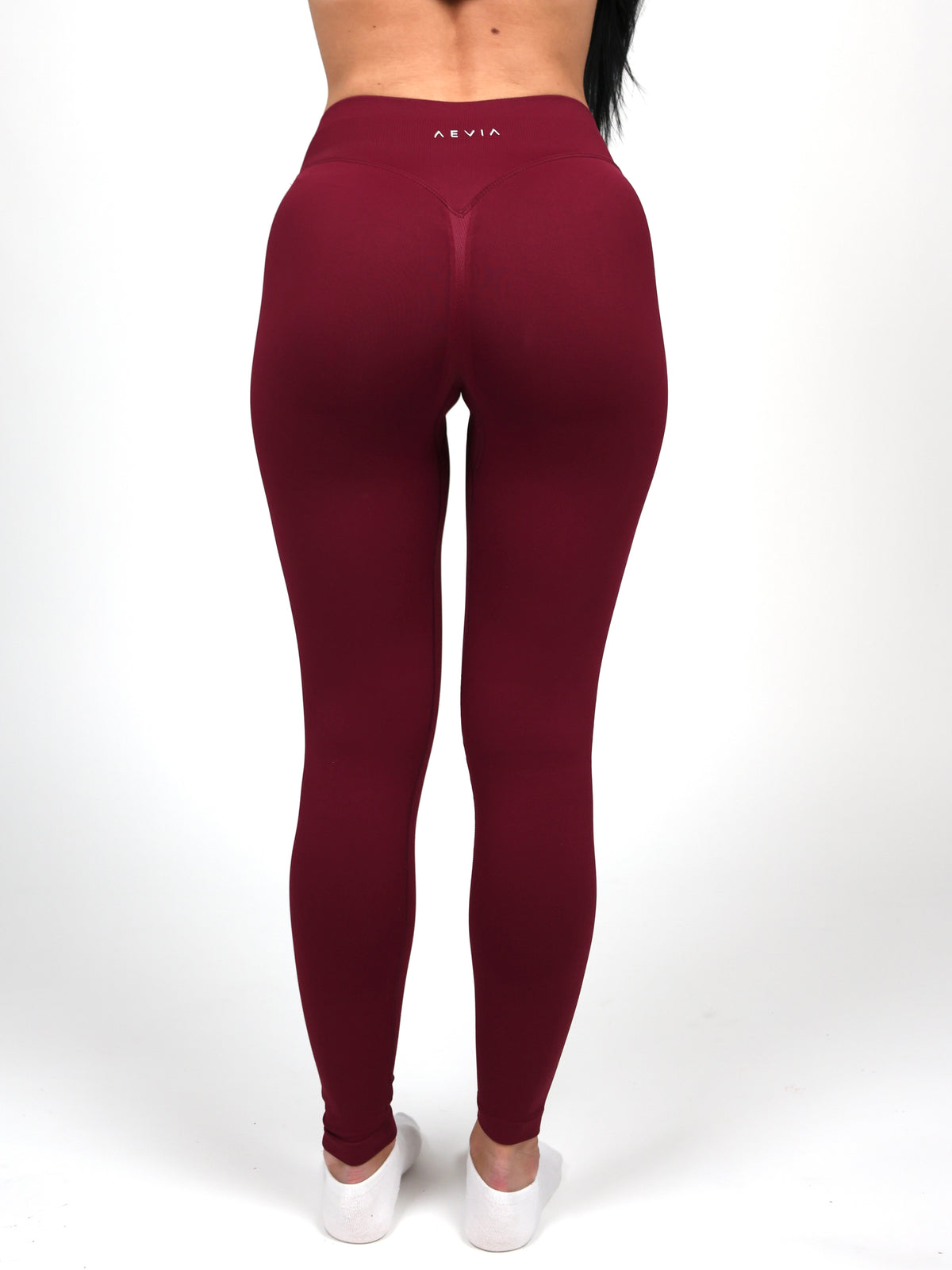 Shape Leggings  - Burgundy