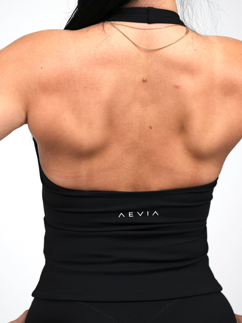 Flow Halter Top - Black